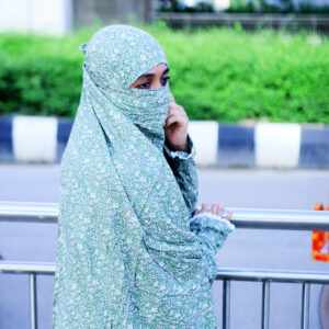 লিলিয়ান সুতি কাপড়ের প্লাজু ও লং খিমার সেট (KC-06)