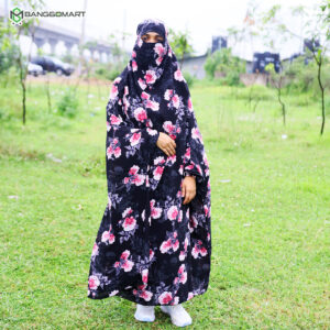দুবাই চেরী কাপড়ের সিঙ্গেল লং খিমার (CK-54)
