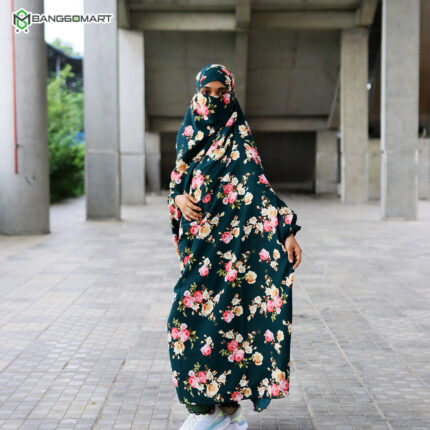 দুবাই চেরী কাপড়ের সিঙ্গেল লং খিমার (CK-50)